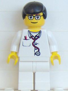 LEGO Minifigure-Doctor-Town / City / Hospital-DOC024-Creative Brick Builders